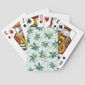 Tropische australische Fuchsschwanz-Palme Spielkarten (Rückseite)