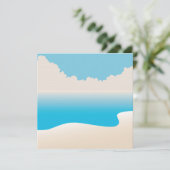 Tropische Baby-Duschen-Einladung des Einladung (Stehend Vorderseite)