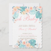 Tropische Babyparty-Einladung Einladung (Vorderseite)