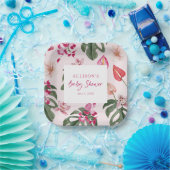 Tropische Babyparty Pappteller (Party)
