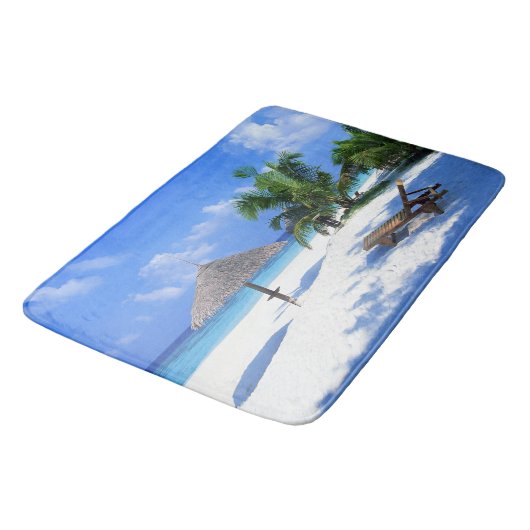 Tropische Badematte (Schrägansicht)