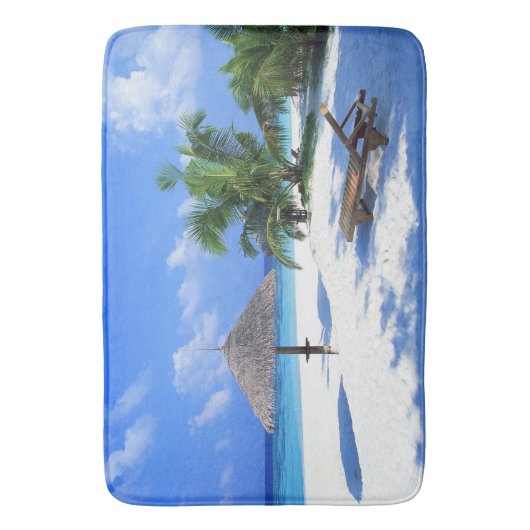 Tropische Badematte (Vorderseite Vertikal)