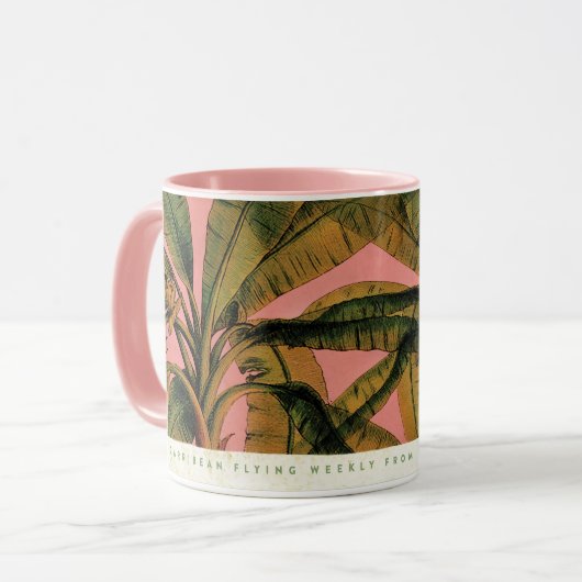 Tropische Bahamas-Tasse Tasse (Vorderseite Links)