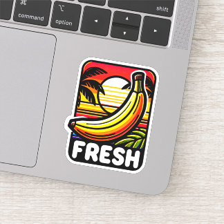 Tropische Banane Lebendig Fresh Decal Sticker
