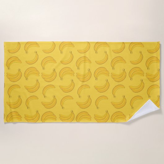 Tropische Banane Strandtuch (Vorderseite)