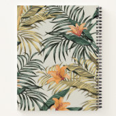 Tropische Bananen-Blätter Notizblock (Rückseite)