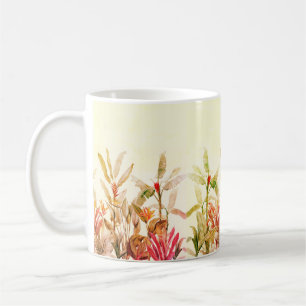 Tropische Bananenblätter Kaffeetasse