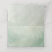 Tropische Bananenpfade, Blätter für Hochzeiten ode Platzkarte (Innenseite Aufgefaltet)