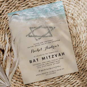 Tropische Bat Mitzwa Einladung