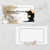 Tropische Bäume | Fotograf, der Fotos nimmt Visitenkarte (Vorne/Hinten)