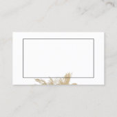 Tropische Bäume | Fotograf, der Fotos nimmt Visitenkarte (Rückseite)