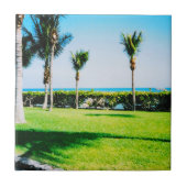 Tropische Baumkronen Fliese (Vorderseite)