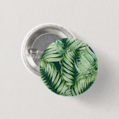 Tropische Baumkunst Button (Vorne & Hinten)