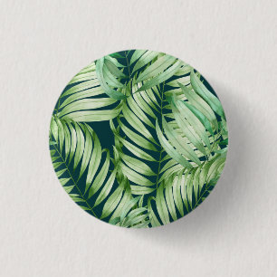 Tropische Baumkunst Button