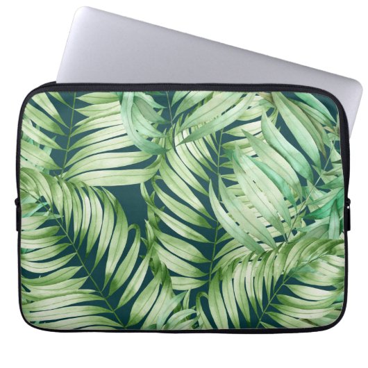 Tropische Baumkunst Laptopschutzhülle (Vorderseite)