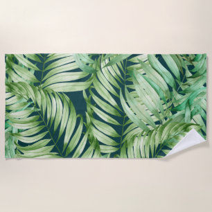 Tropische Baumkunst Strandtuch