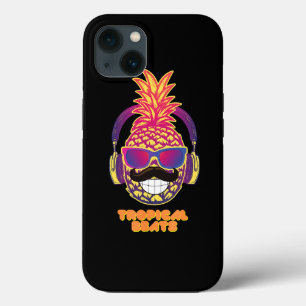 Tropische Beats Ananas DJ Spaß mit Schnurrbart Case-Mate iPhone Hülle
