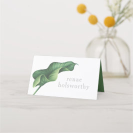 Tropische Begleitkarte, tropische Hochzeit Platzkarte