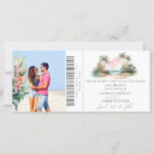 Tropische Bestimmung | BOARDING SAVE THE DATE (Vorderseite)