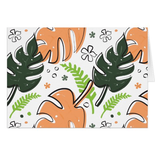 tropische Blätter (Vorderseite (Horizontal))