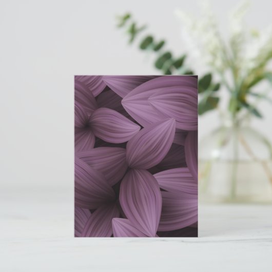 Tropische Blätter 10 Postkarte (Stehend Vorderseite)