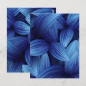 Tropische Blätter 12 Postkarte (Vorne/Hinten)