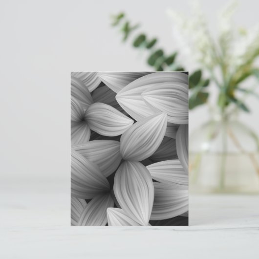 Tropische Blätter 13 Postkarte (Stehend Vorderseite)