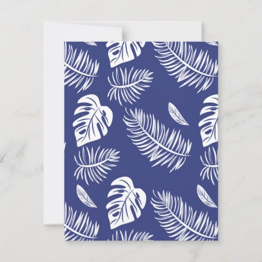 Tropische Blätter 15 Mitteilungskarte (Vorderseite)