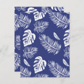 Tropische Blätter 15 Postkarte (Vorne/Hinten)
