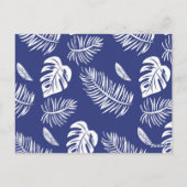 Tropische Blätter 15 Postkarte (Rückseite)