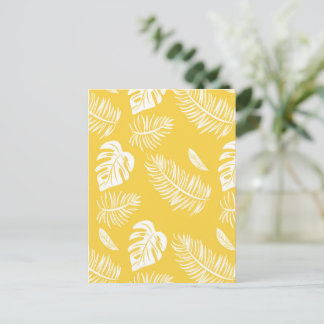 Tropische Blätter 16 Postkarte