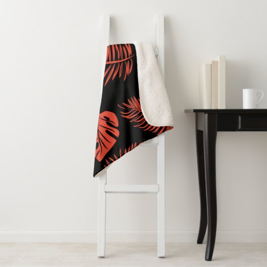 Tropische Blätter 21 Sherpadecke (Beispiel)