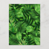 Tropische Blätter 3 Postkarte (Vorderseite)