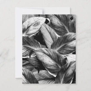 Tropische Blätter 8 Mitteilungskarte