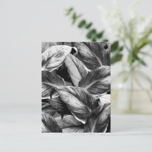 Tropische Blätter 8 Postkarte