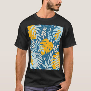 Tropische Blätter: Abstrakter Dschungel T-Shirt