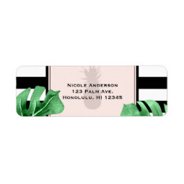 Tropische Blätter & Ananas Elegante Hochzeit