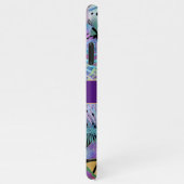 Tropische Blätter, Aquamariner Name der DIY, Vs 2 iPhone Hülle (Rechte Seite)