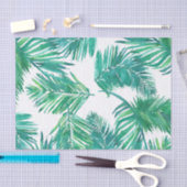 tropische Blätter aus Aquarellen Seidenpapier (Handwerk)