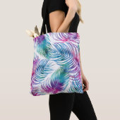 Tropische Blätter aus Palmen, Blumenmuster aus dem Tasche (Von Nahem)