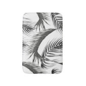 Tropische Blätter aus Palmen, nahtloser Dschungel. Badematte (Vorderseite Vertikal)