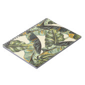 Tropische Blätter aus Palmen, Seeschwalbe Notizblock (Linke Seite)