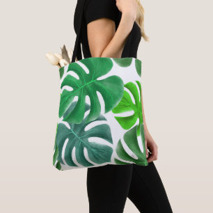 Tropische Blätter aus Palmen Tasche