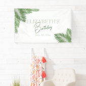 Tropische Blätter Banner (Insitu)