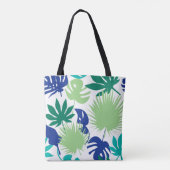 Tropische Blätter, Blätter Tasche (Rückseite)