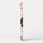 Tropische Blätter, Blume, handgemalte Muster. Case-Mate iPhone Hülle (Rückseite / Rechts)