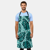 Tropische Blätter: Blumenmuster nahtlos. Schürze (Getragen)