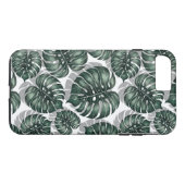 Tropische Blätter Case-Mate iPhone Hülle (Rückseite (Horizontal))
