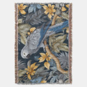 Tropische Blätter des Afrikanischen Grauen Papagei Decke (Vorderseite Vertikal)