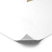 Tropische Blätter des Ara Parrot Poster (Ecke)